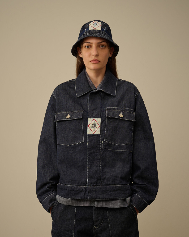 3/1 Hand Plated Denim Short Jacket 3