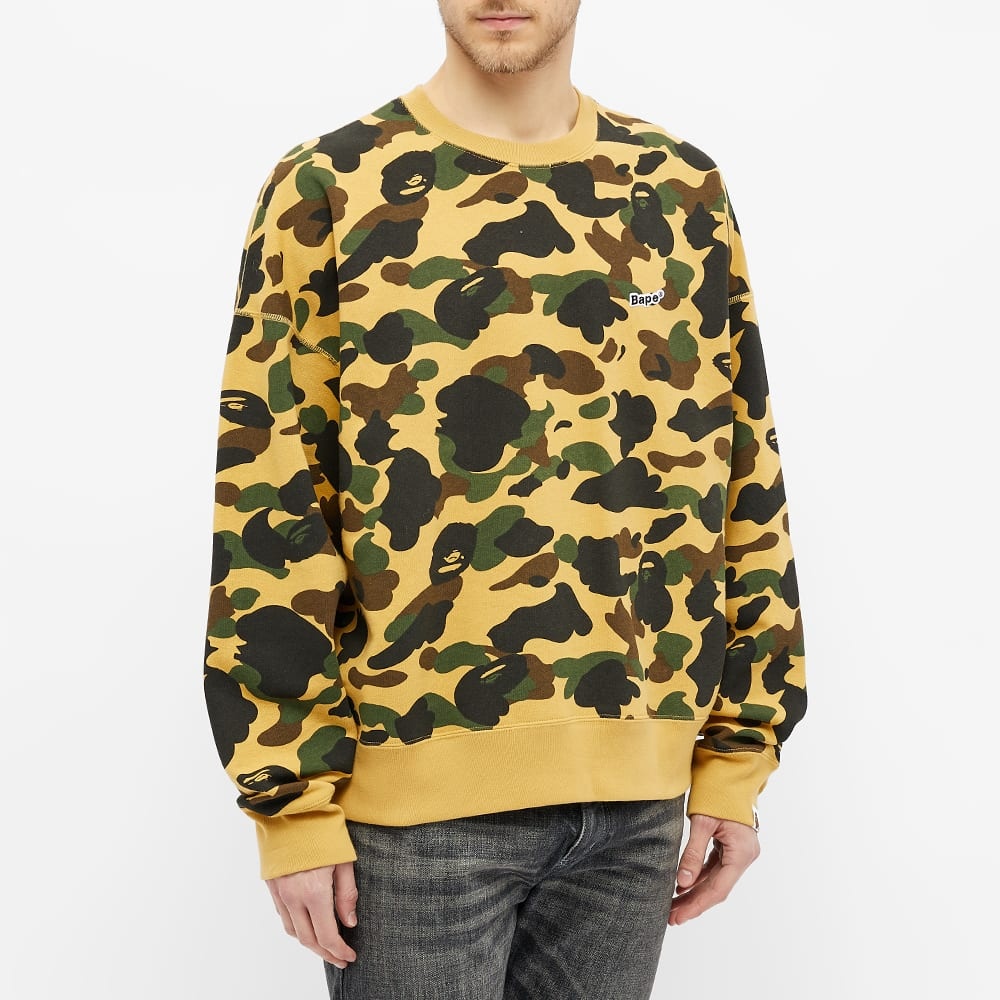 A Bathing Ape 1st Camo BAPE Patched Crew Sweat - 4