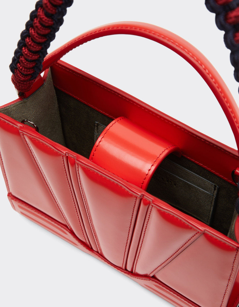 Ferrari GT micro tote bag in leather 6