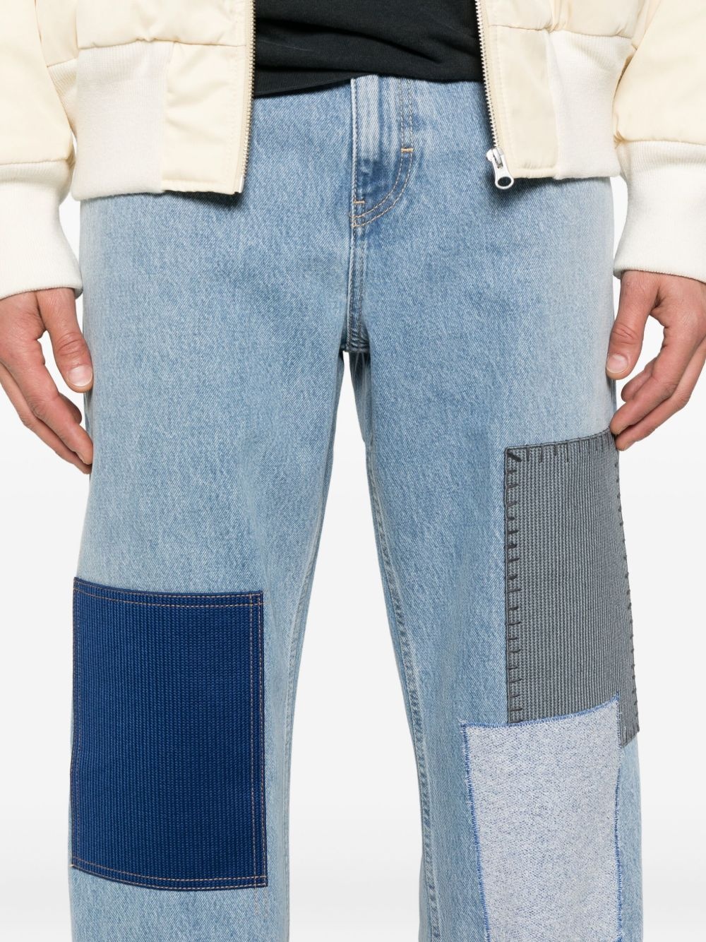 Zine patch-detail jeans - 5