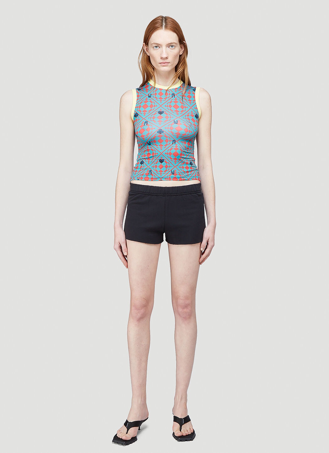 Knitted Muscle Beach Tank Top - 2