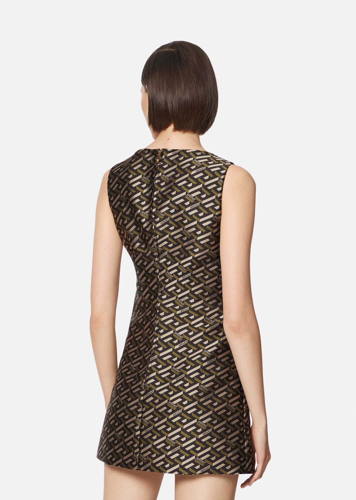 La Greca Jacquard Dress - 3