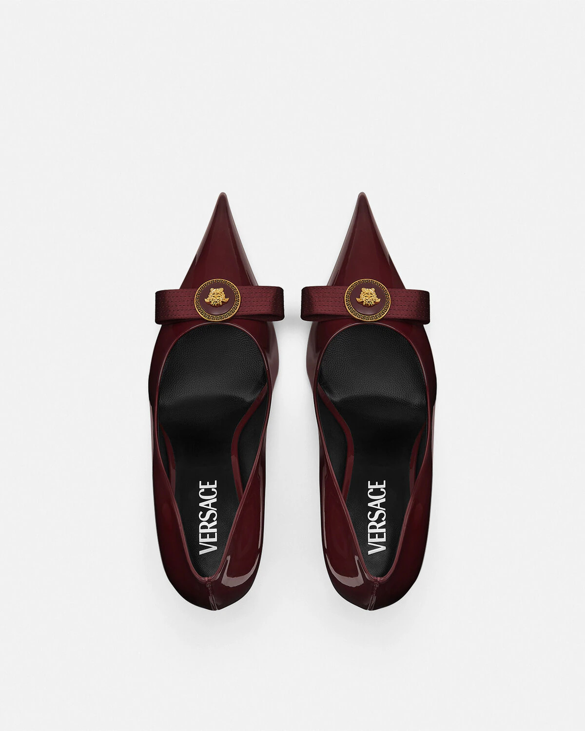 Gianni Ribbon Patent Pumps 85 mm - 4