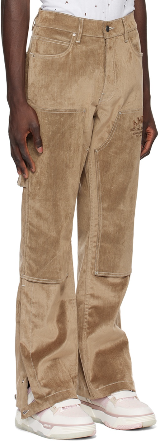 Tan Carpenter Jeans - 2
