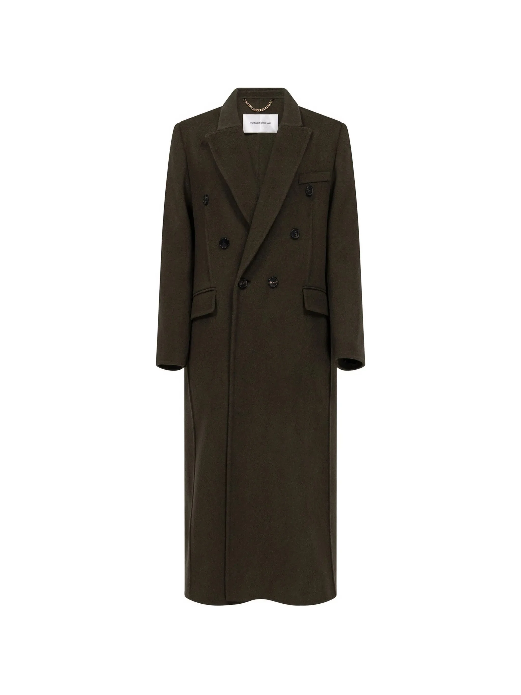 Victoria Beckham Catriona Double-breasted Wool Coat - 1