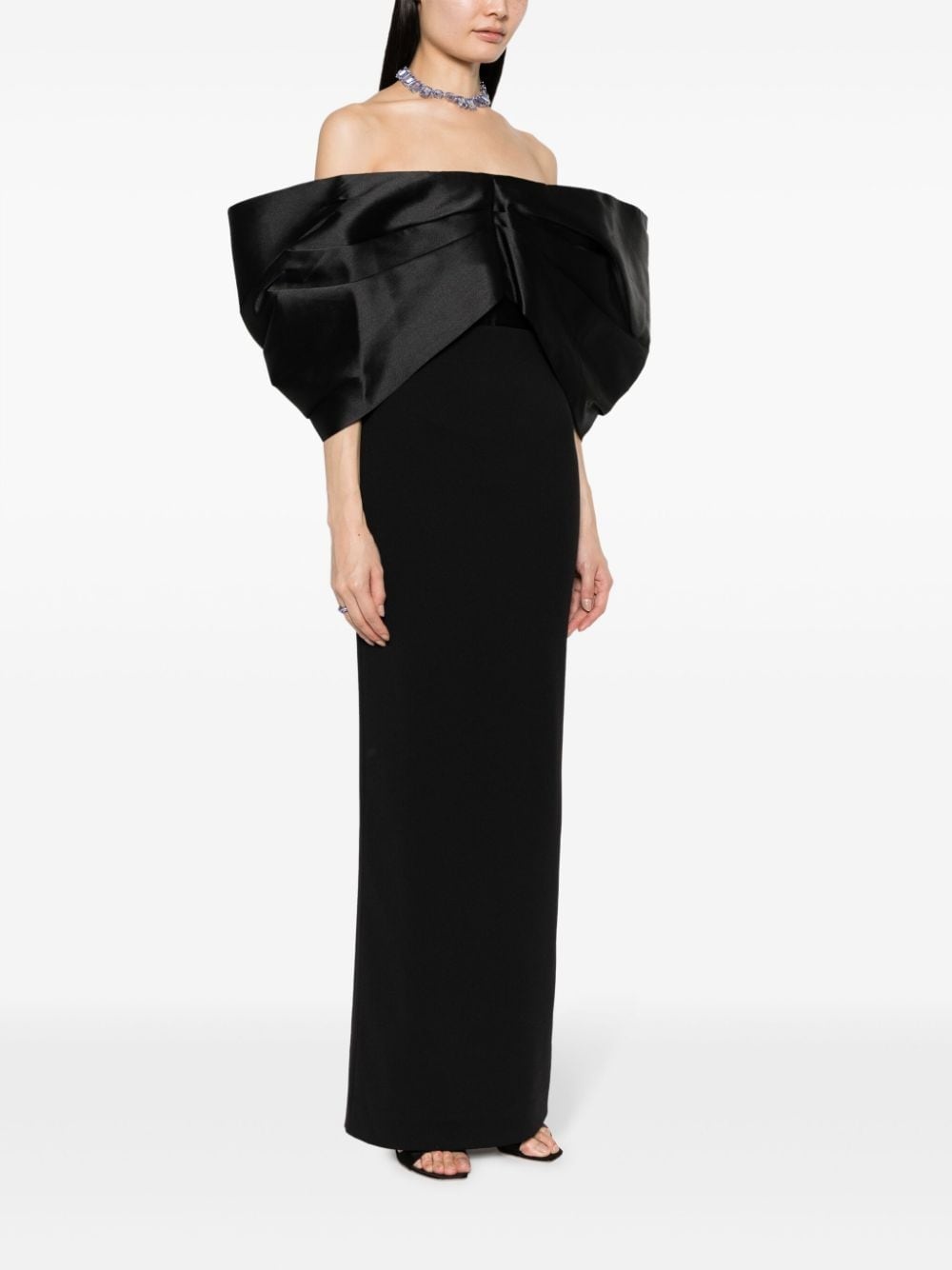 Filippa off-shoulder gown - 3