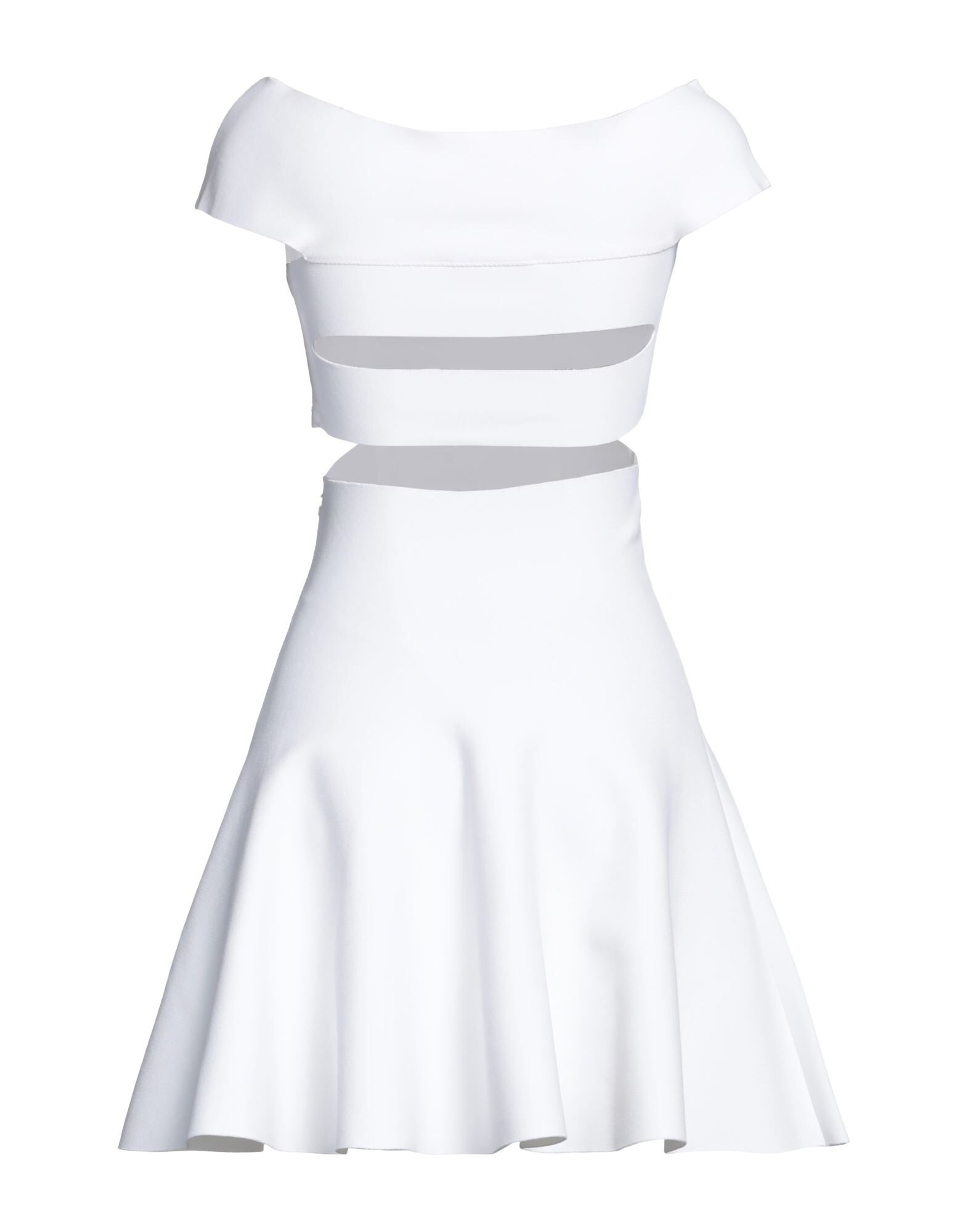 White Women's Short Dress - 2