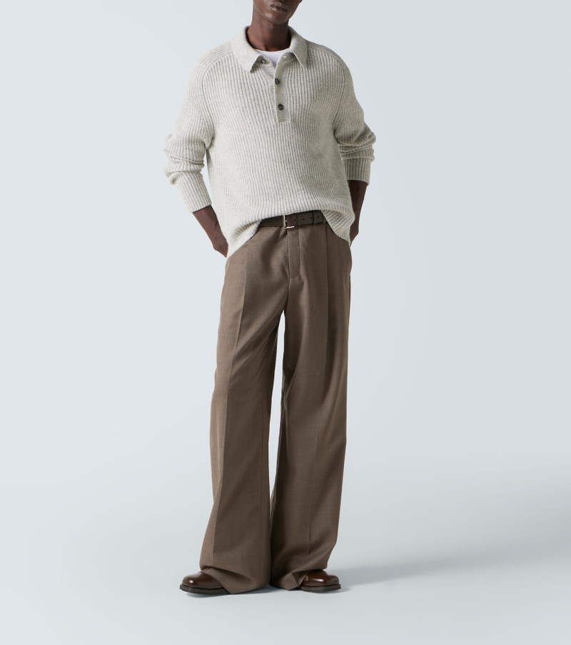 Allude Wool and cashmere polo sweater outlook