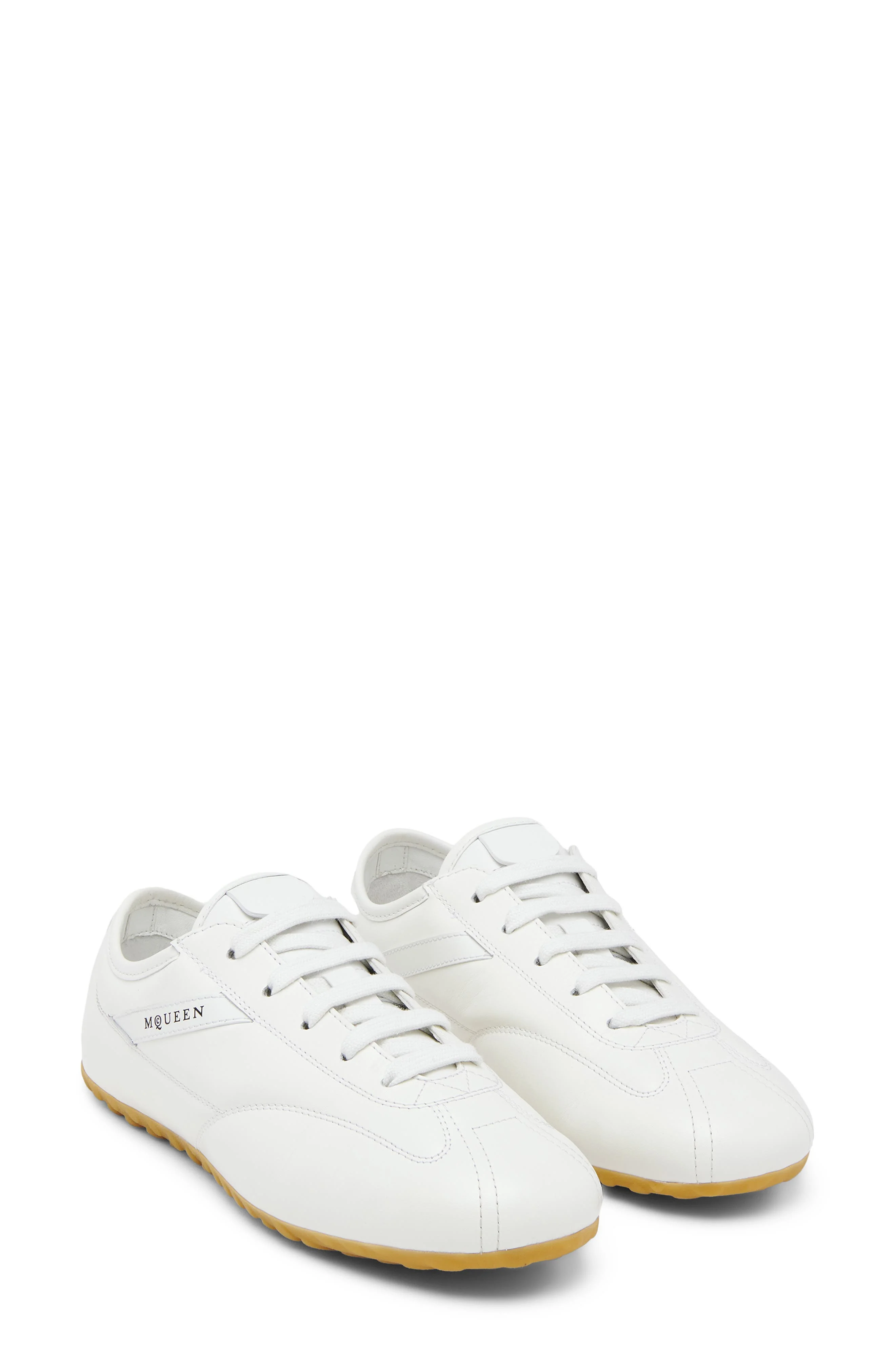 McQueen Boxe Sneaker in White/White at Nordstrom - 1