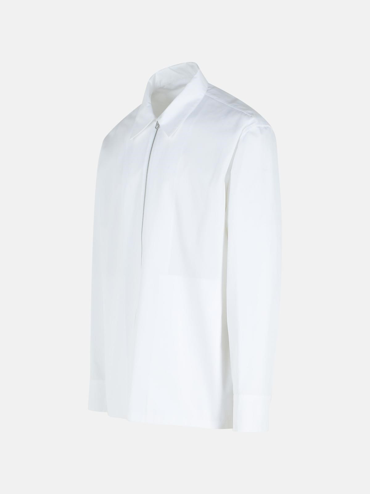 WHITE COTTON SHIRT - 2