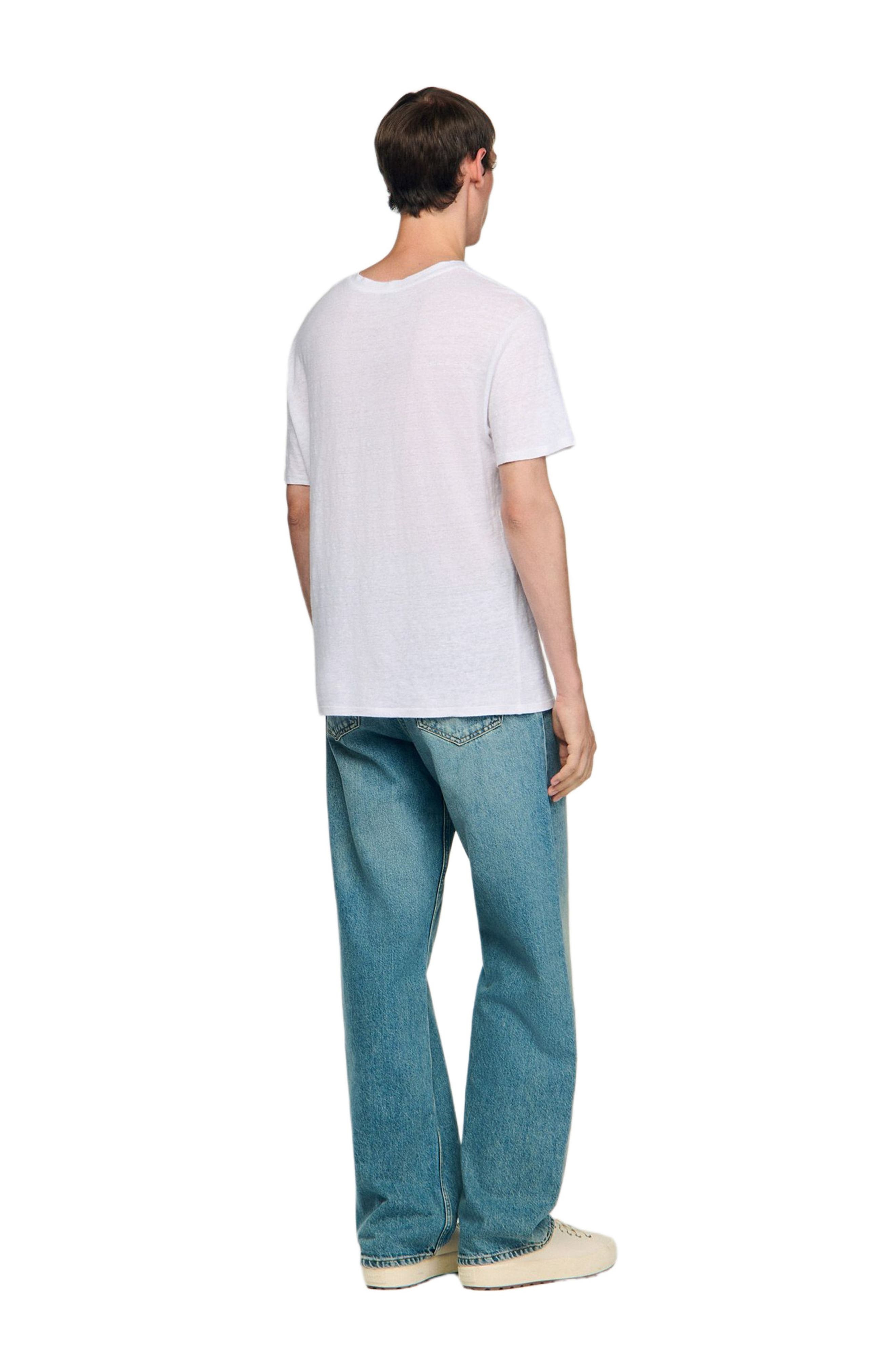 Clash Linen Crewneck T-Shirt - 2