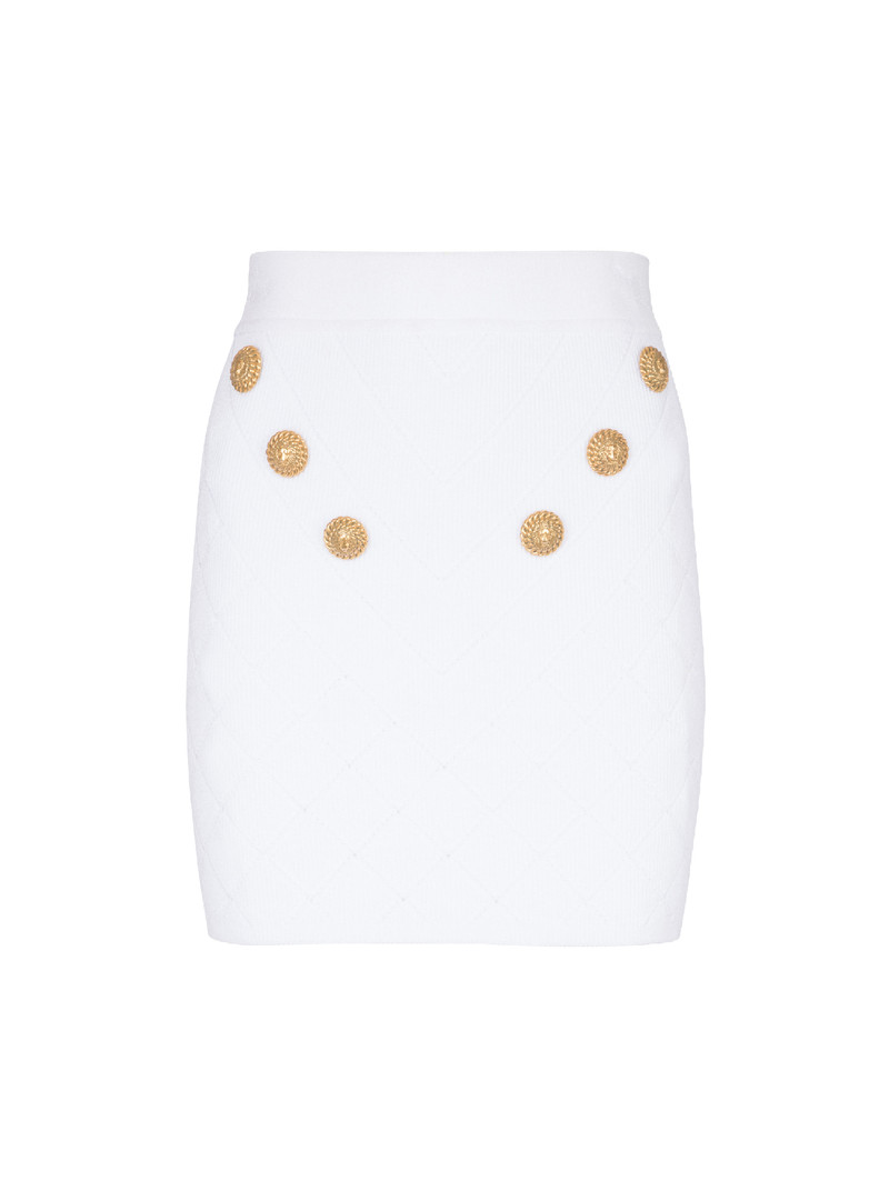 6-button knit skirt - 1