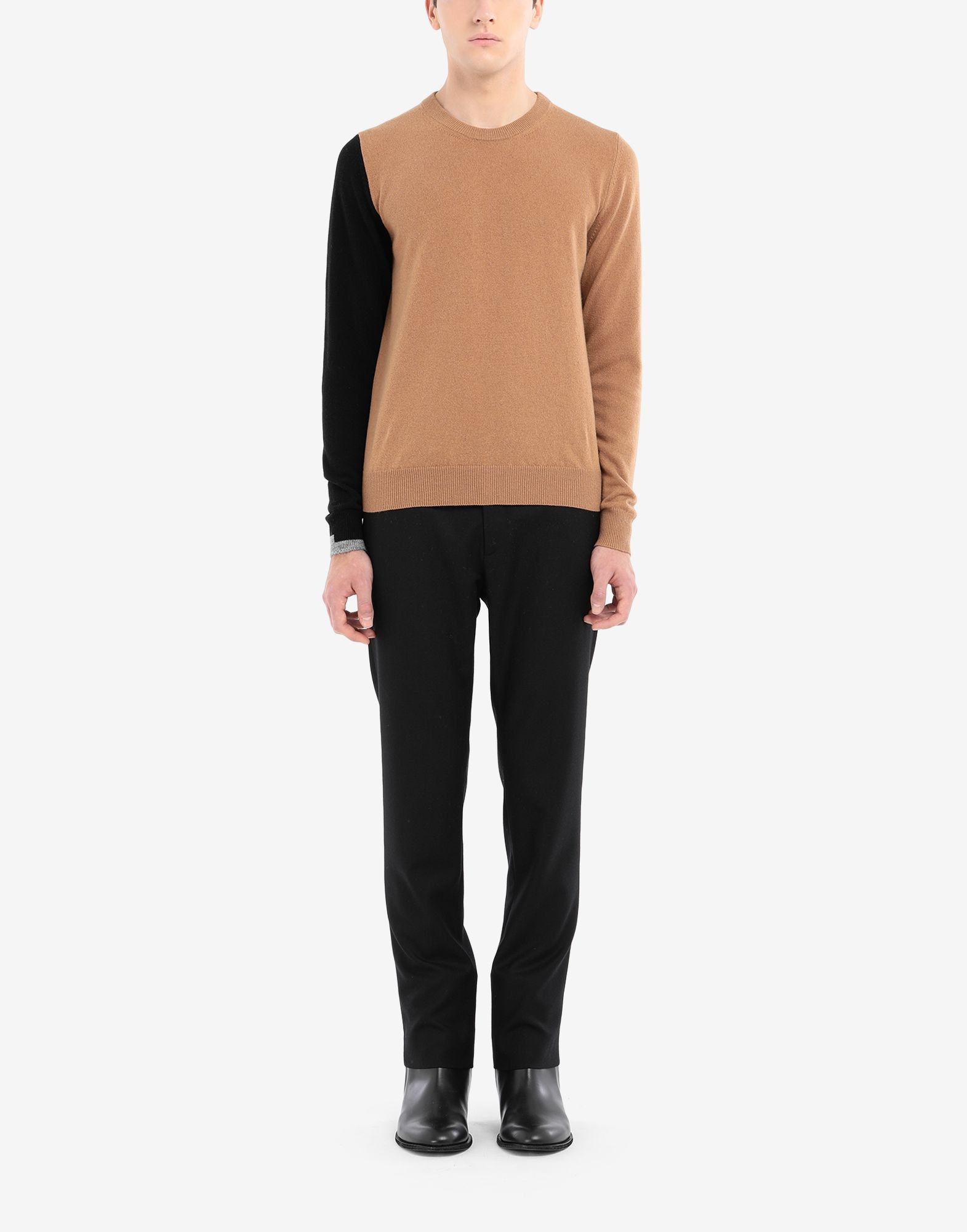 Colour block cashmere sweater - 2