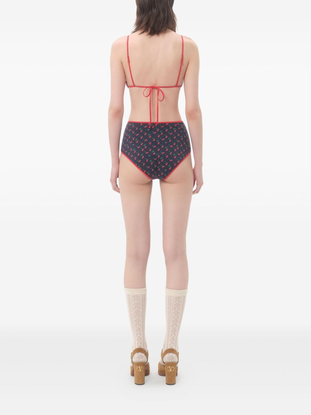 Cherryfic-print bikini - 5