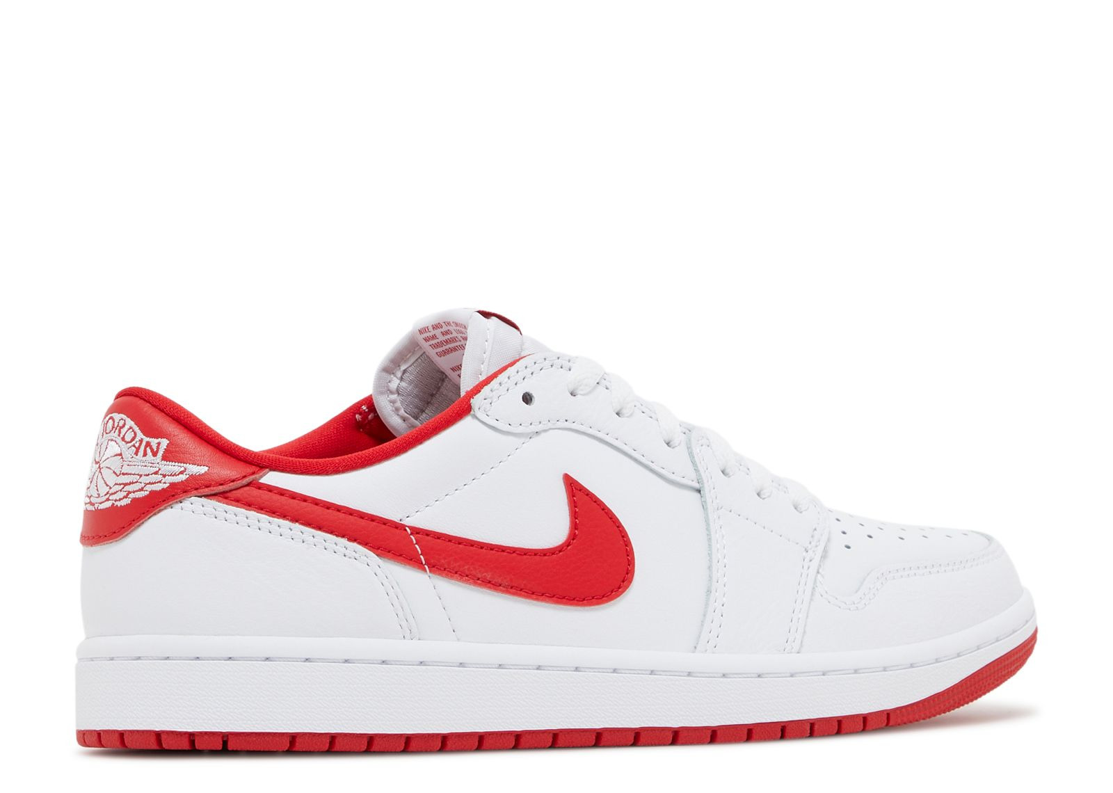 JORDAN 1 RETRO LOW OG 'UNIVERSITY RED' - 3
