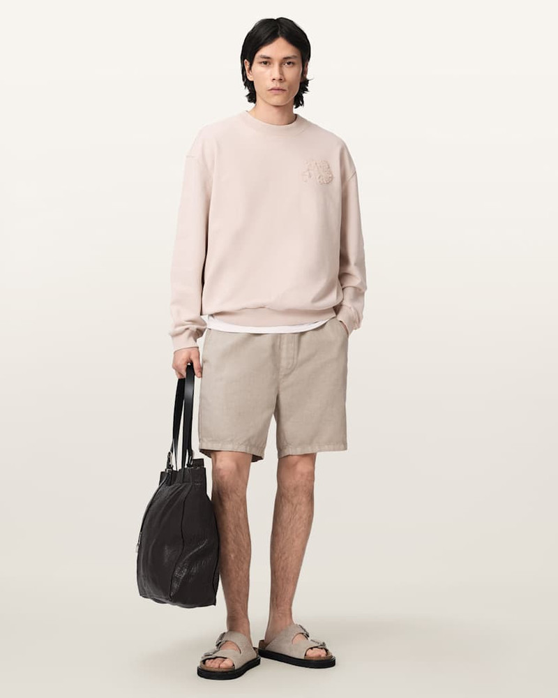 ALLSAINTS INSIGNIA CREW NECK COTTON SWEATSHIRT outlook