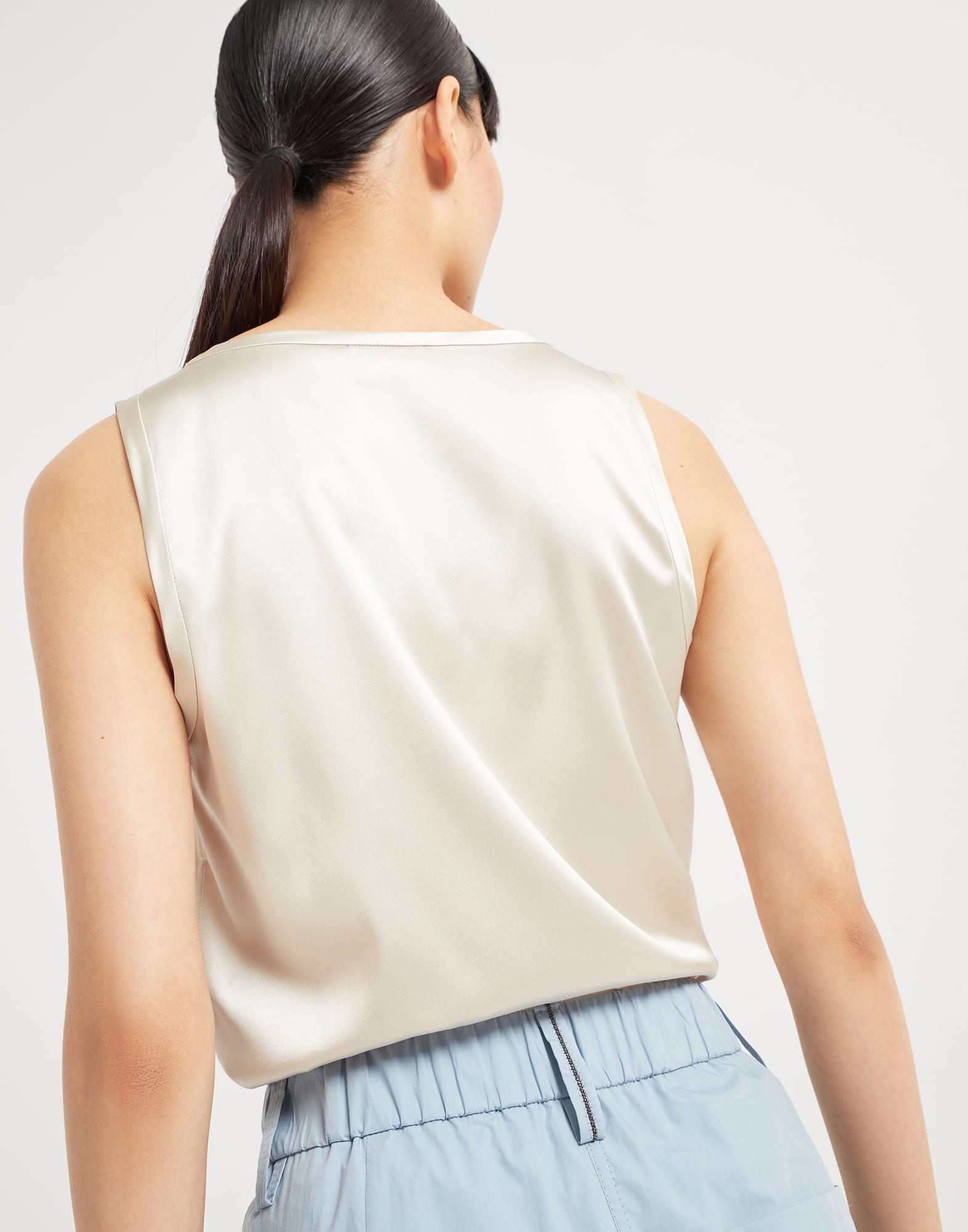 Brunello Cucinelli Lightweight poplin five-pocket track