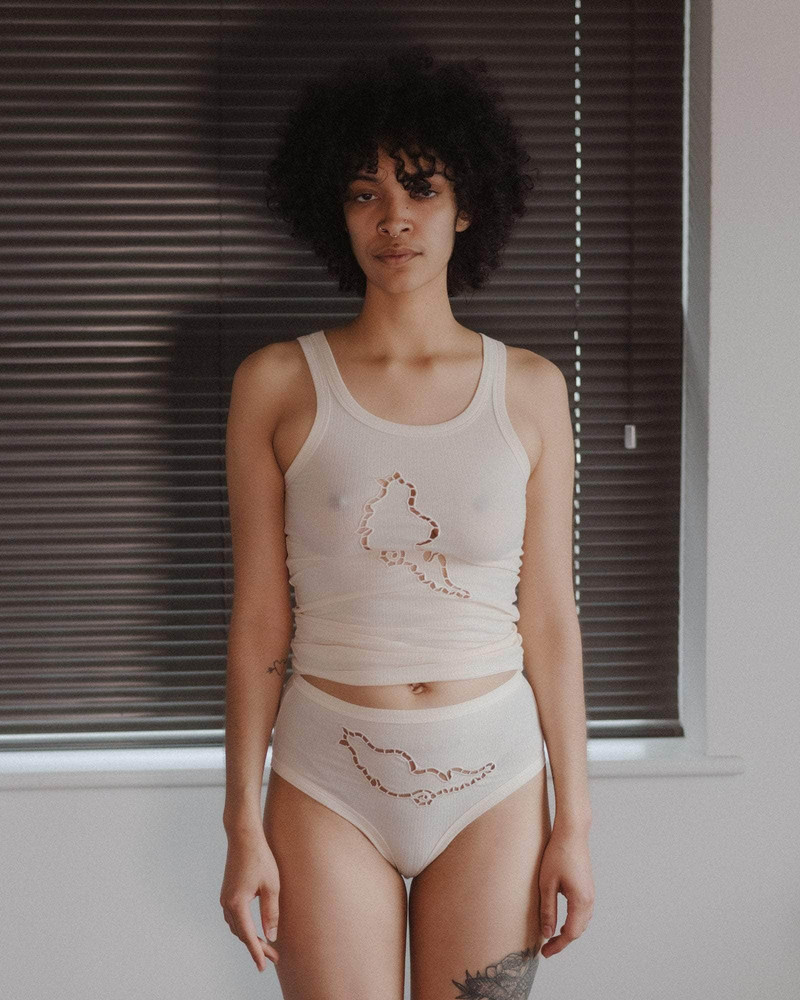 BASERANGE Ponte Tank - Fine Organic Cotton Rib outlook