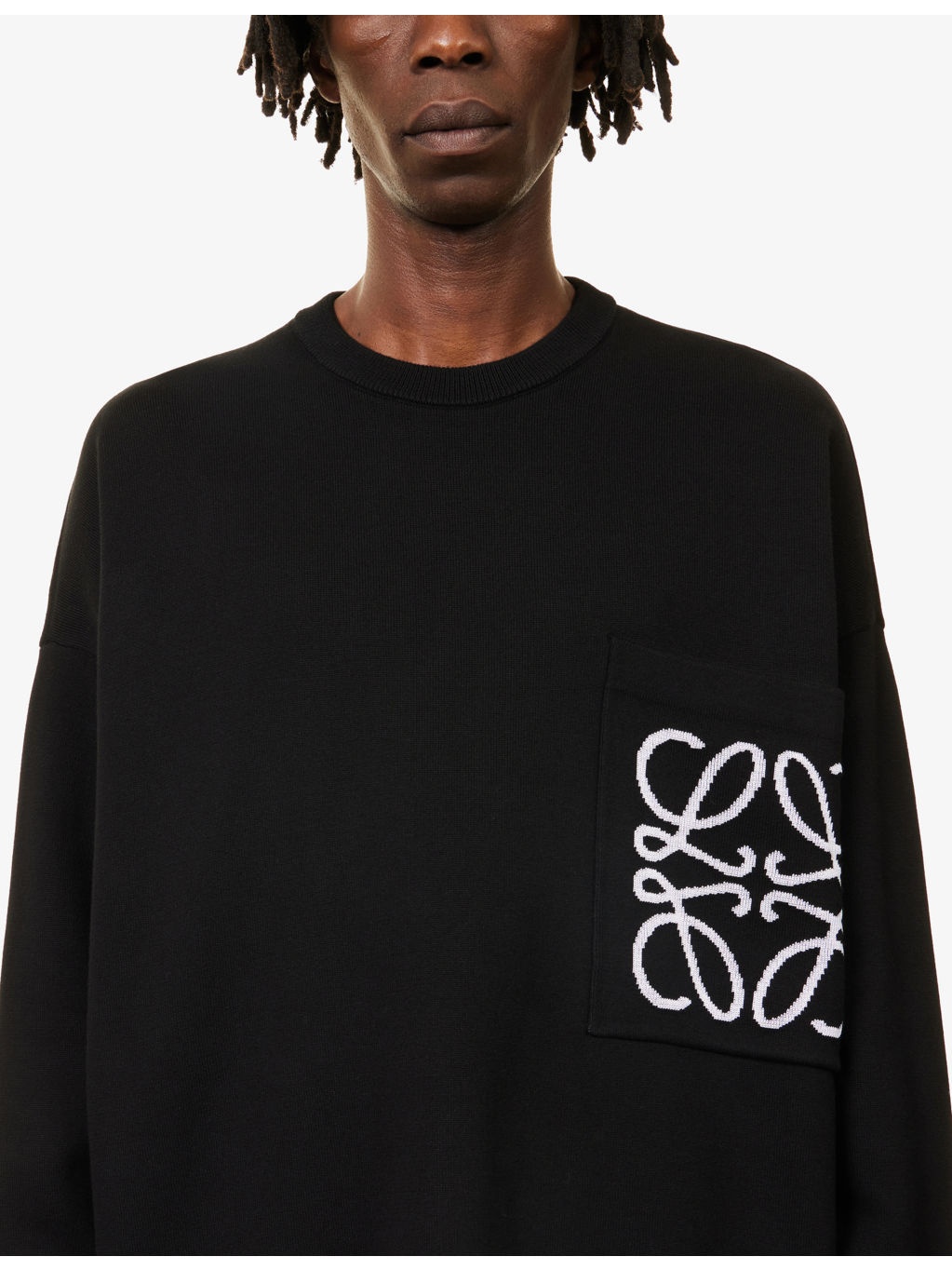 Anagram Crewneck Knitted Jumper - 5