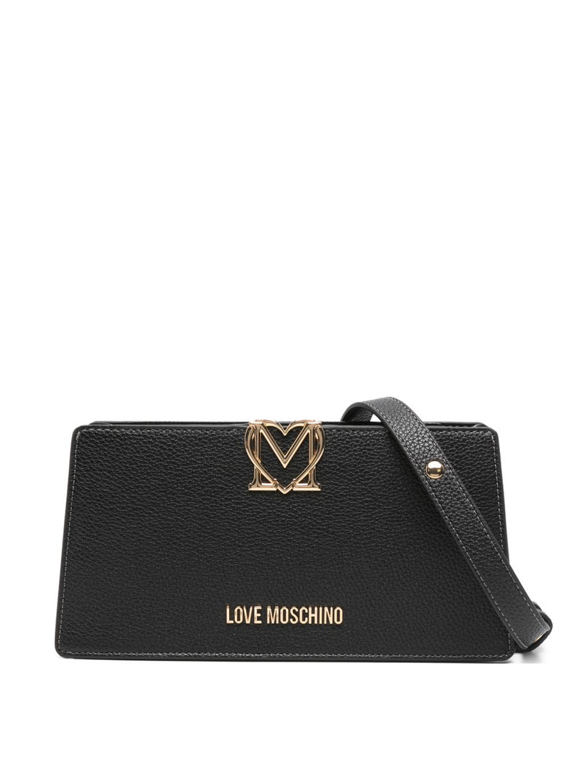 logo-plaque shoulder bag 1