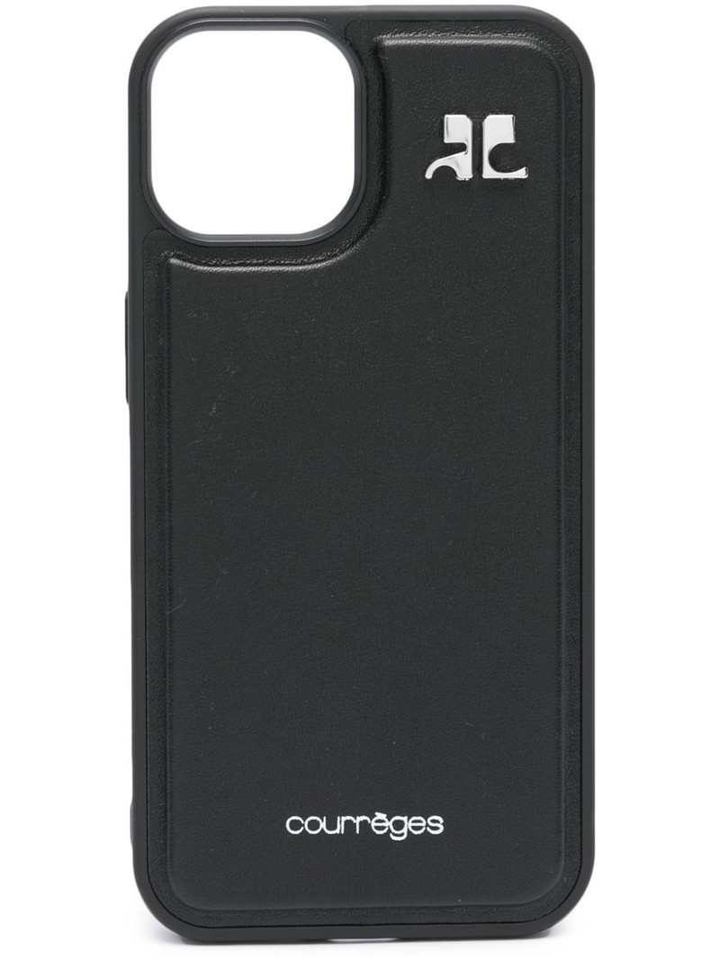 I-Phone 14 logo-plaque case 1