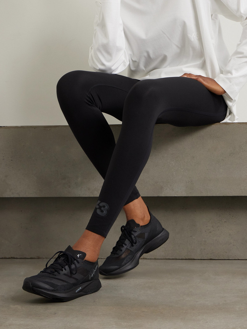 Y-3 + Y-3 Takumi Sen 10 Rubber-trimmed Mesh Sneakers outlook