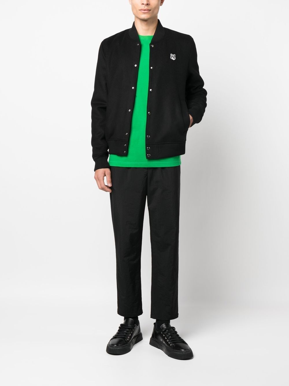 fox-motif bomber jacket - 2