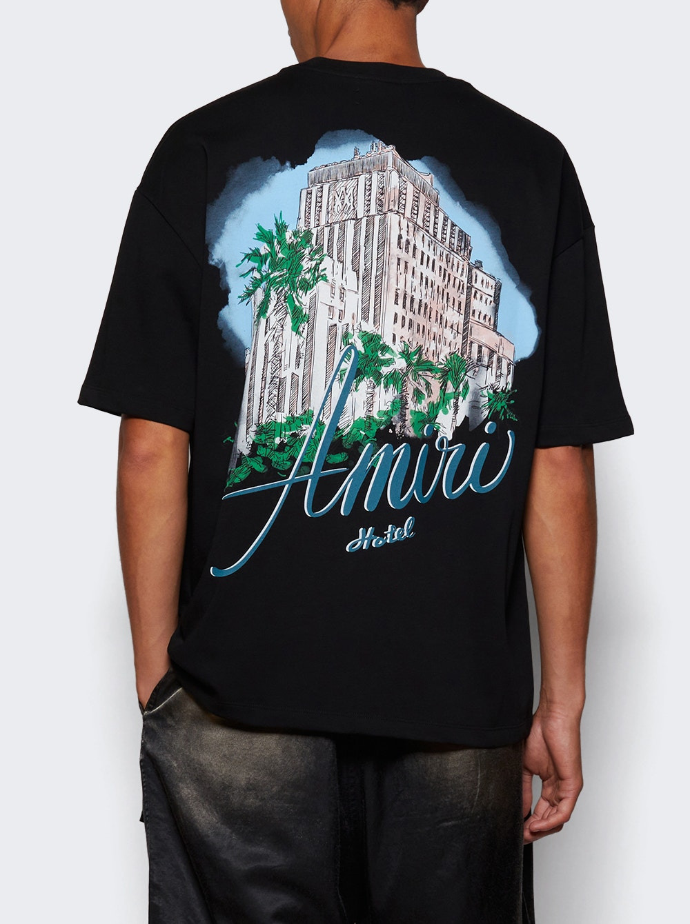 Hotel Oversized Tee Black - 4