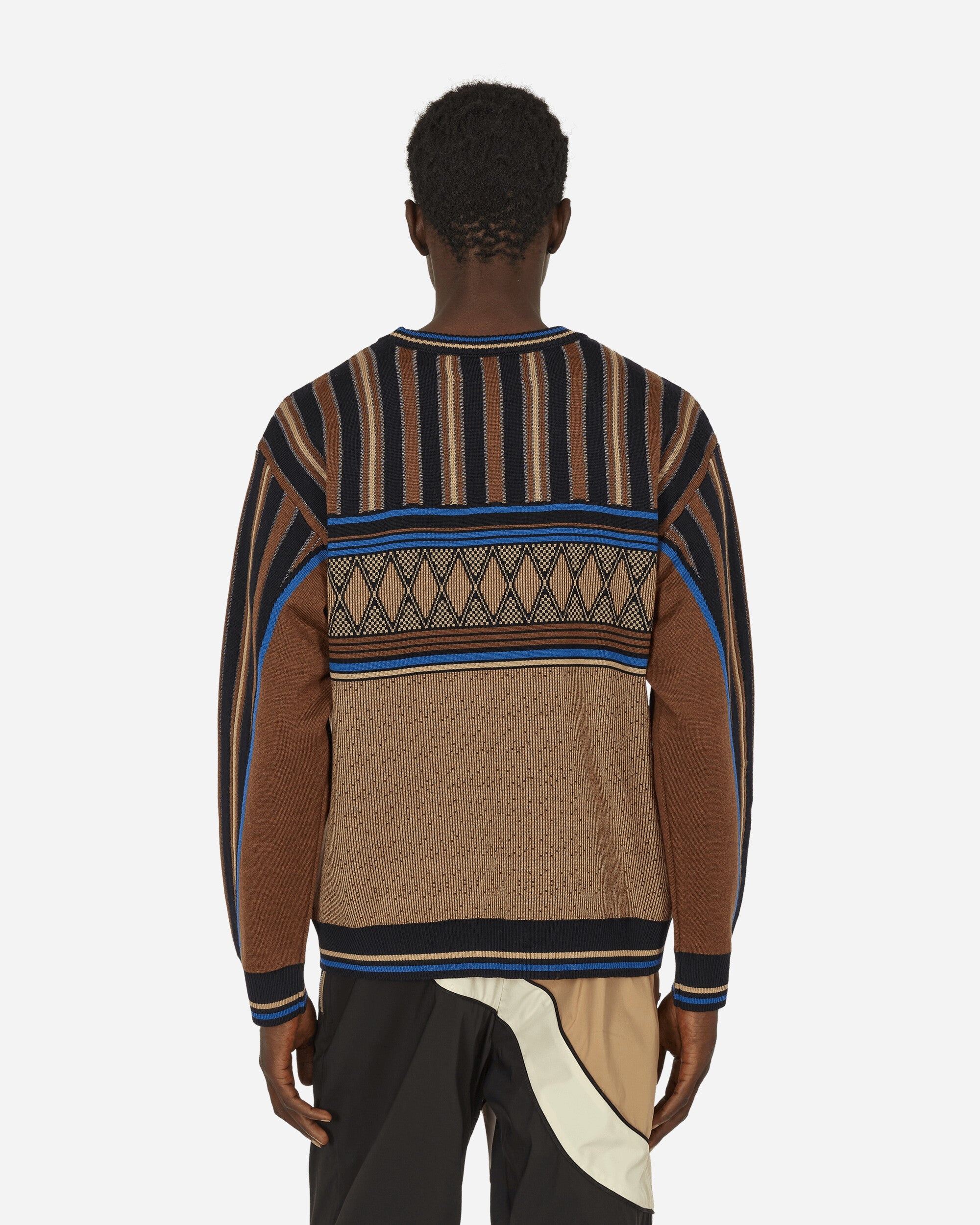 Kuti Knitted Crewneck Sweater Brown - 3
