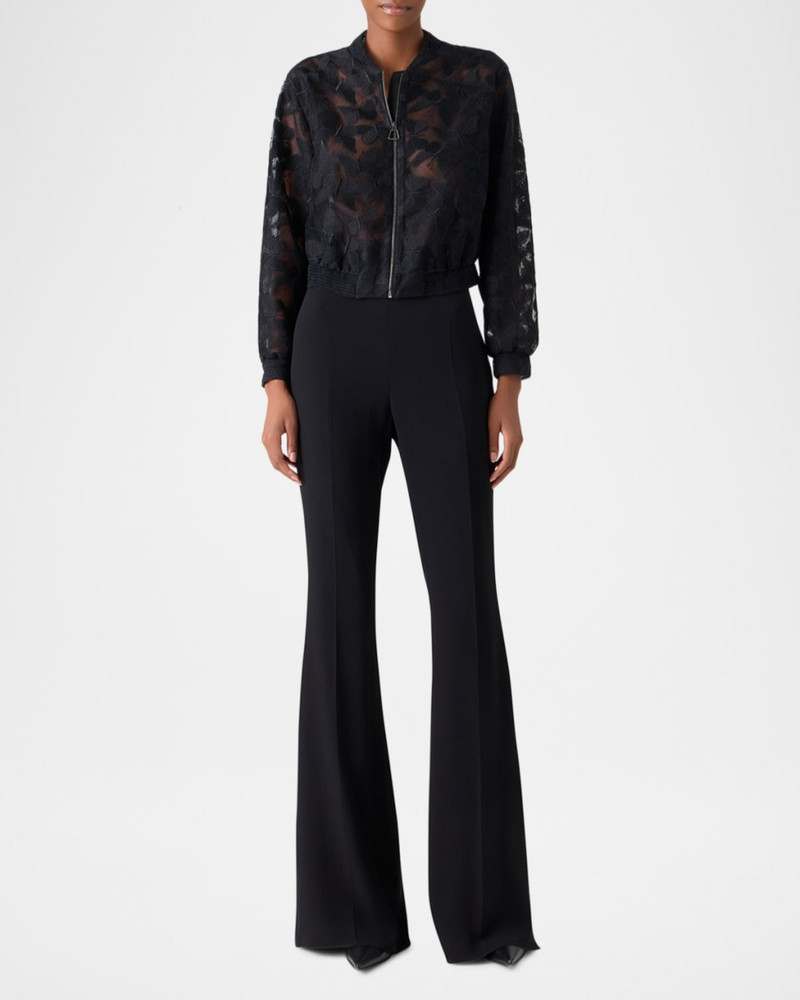 AKRIS Exclusive Butterfly Embroidered Bomber Jacket outlook