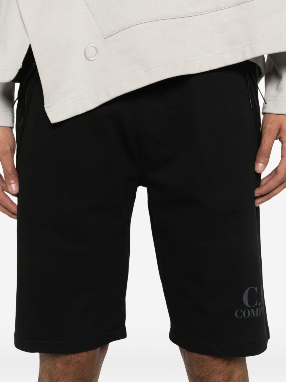 cotton fleece shorts - 5