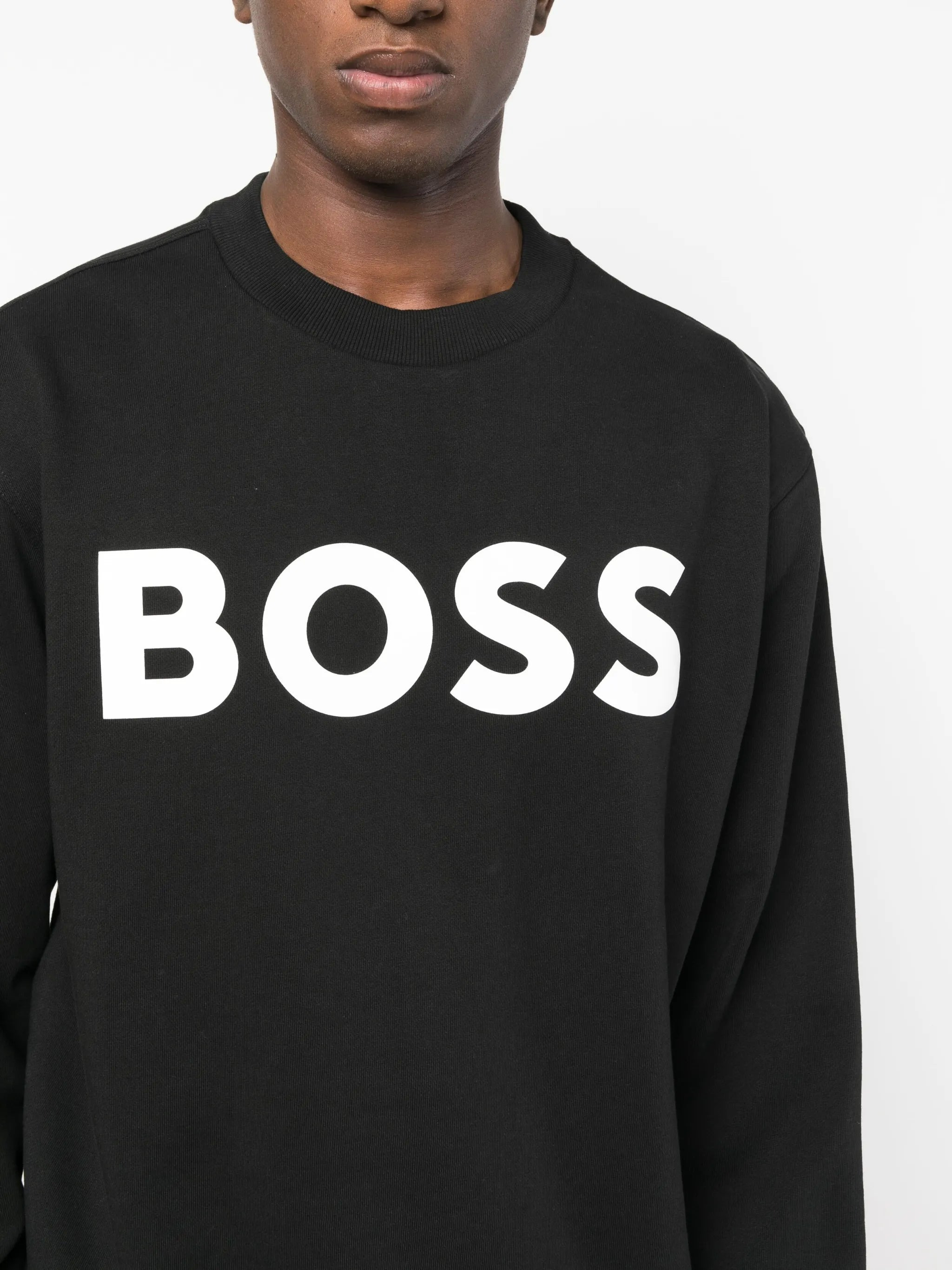 Boss Logo-print Cotton Sweatshirt - 2