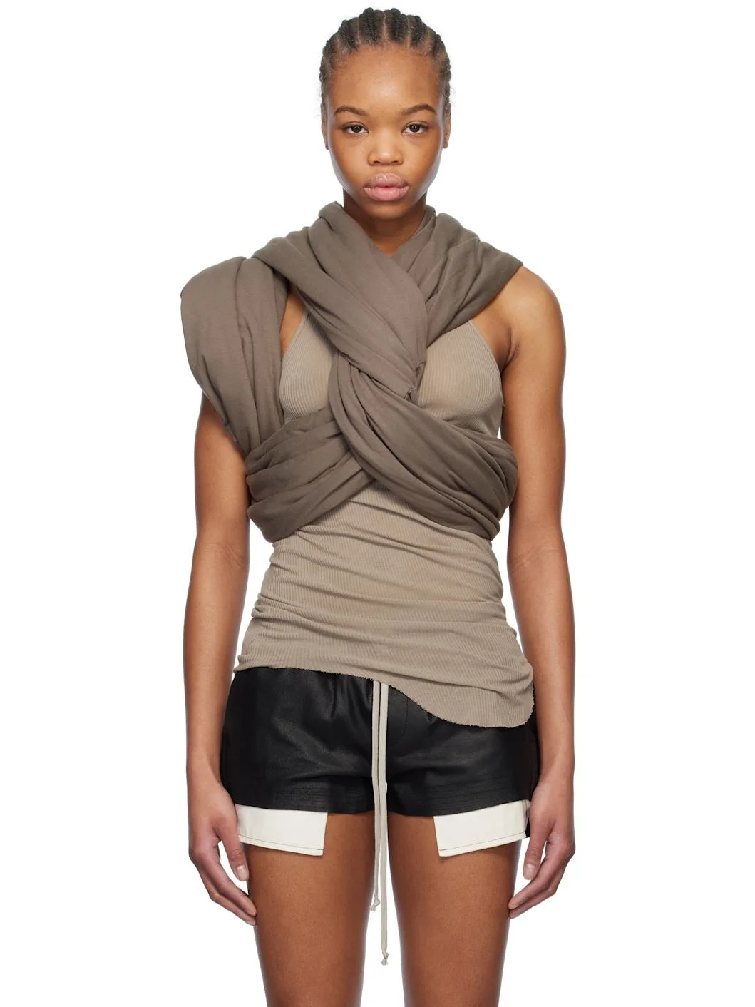 Gray Hollywood Triple Donut Top - 1