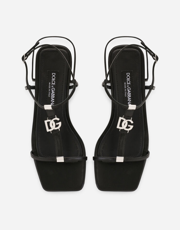 Nappa leather DG sandals - 4