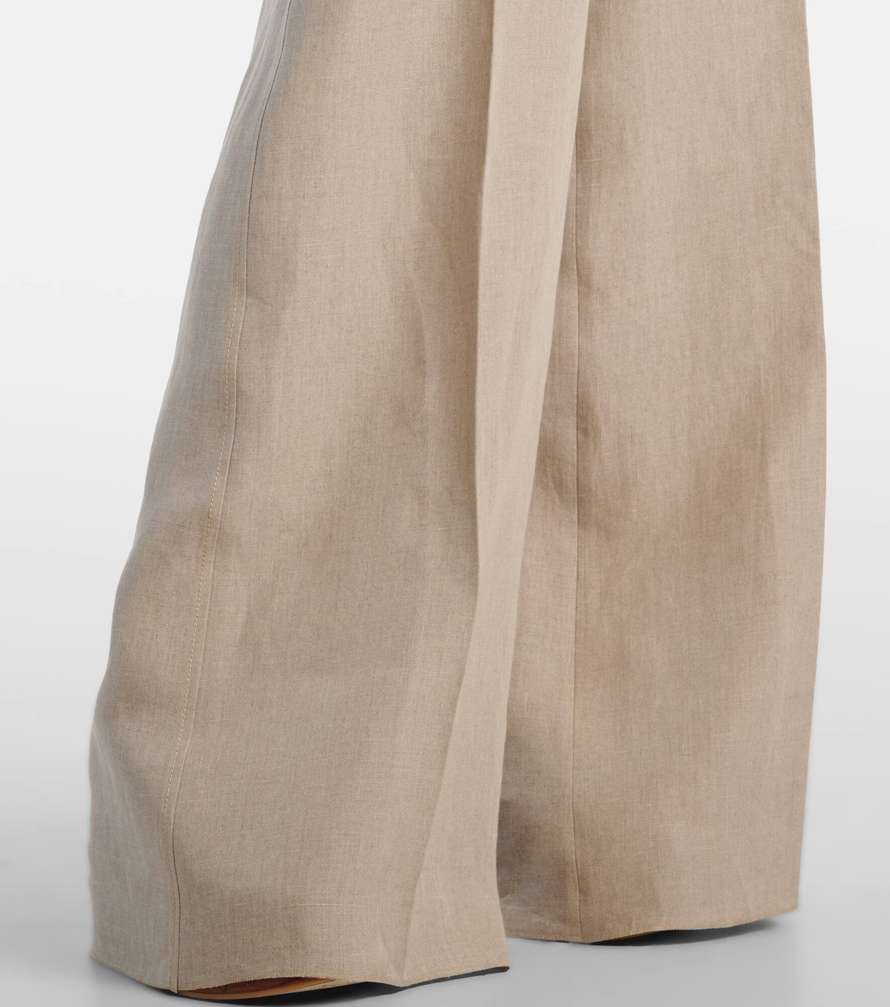 Sequoia high-rise linen wide-leg pants - 5