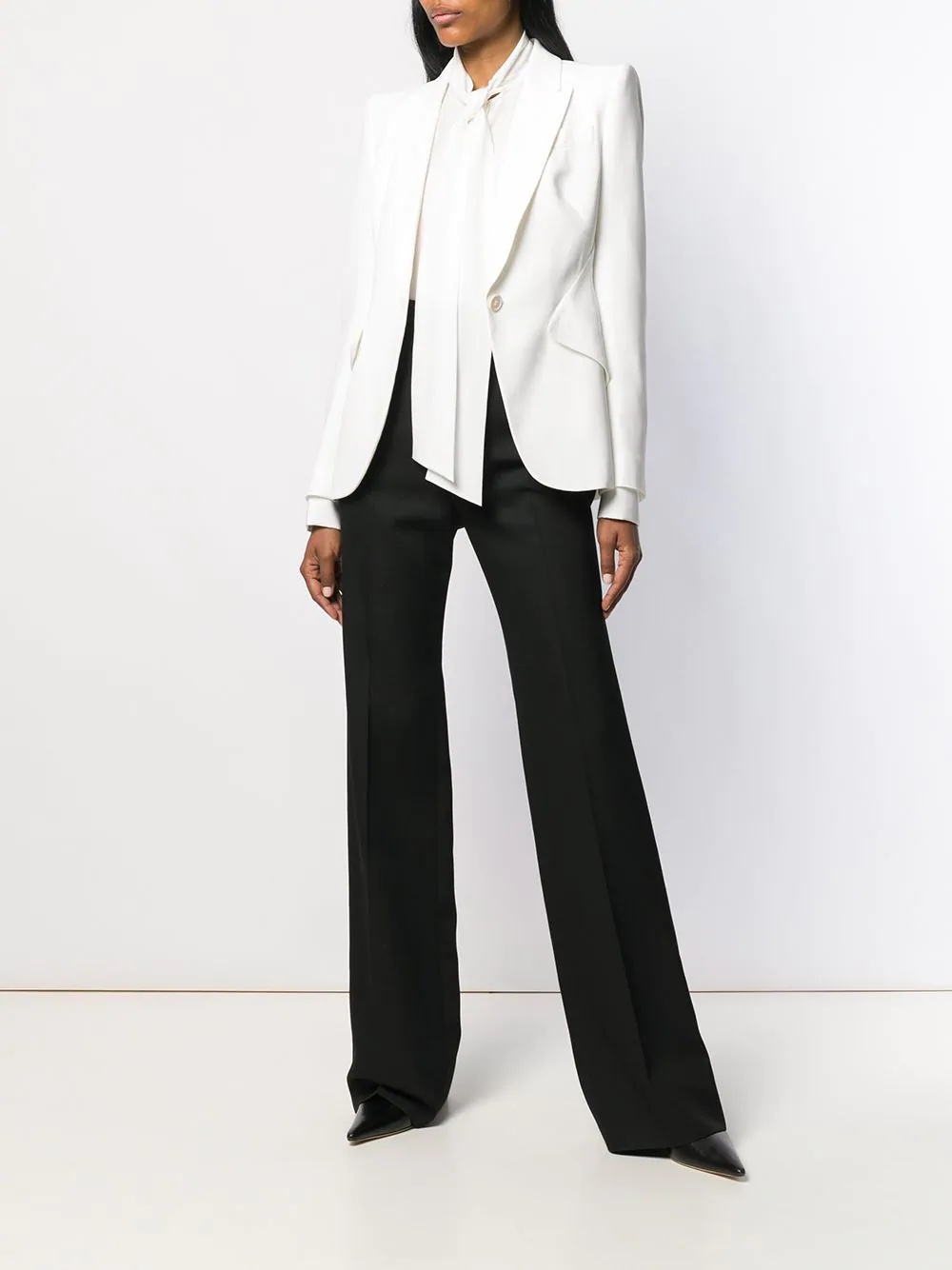 structured shoulder blazer - 2