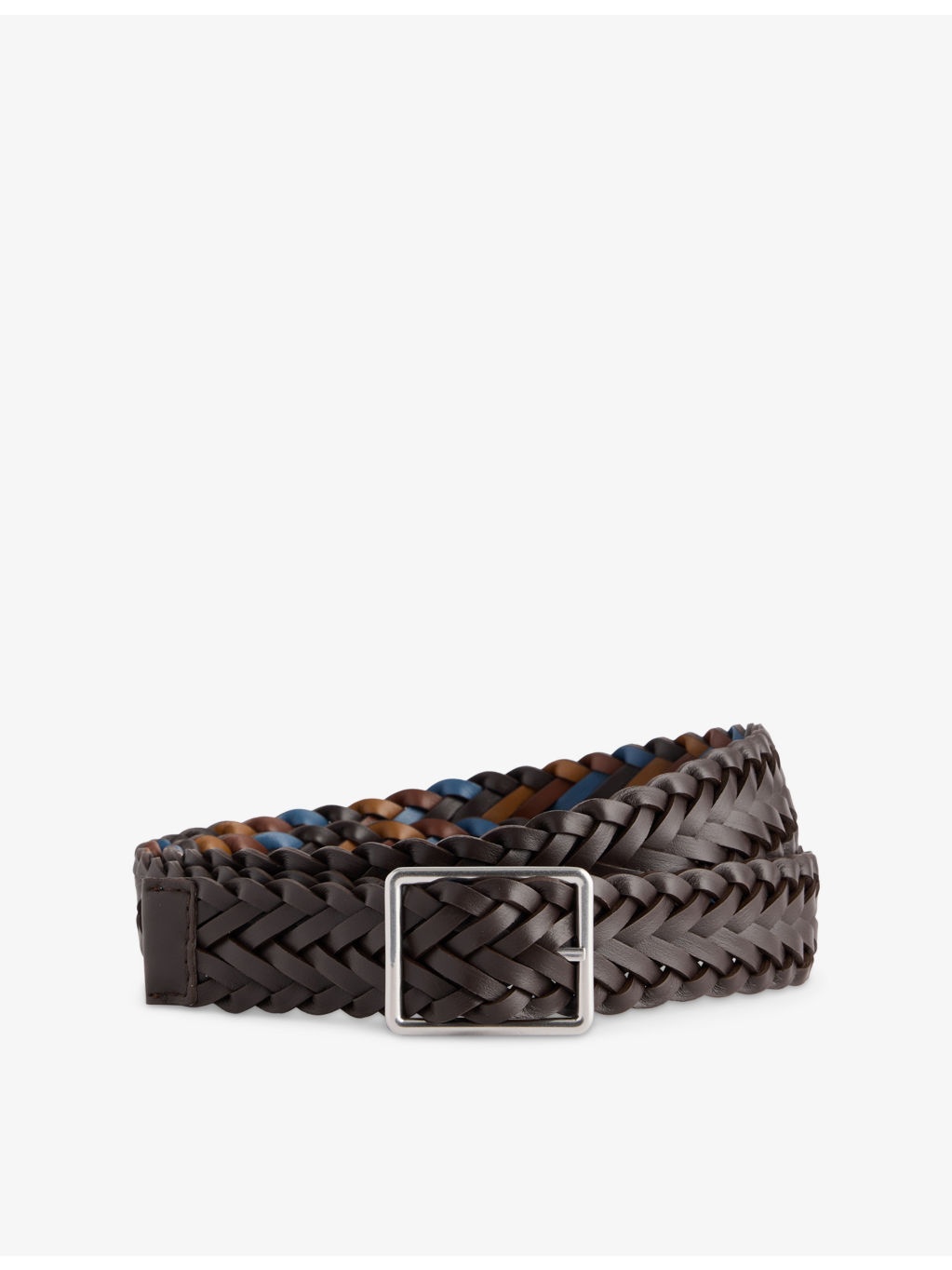 Woven Leather Belt - 1