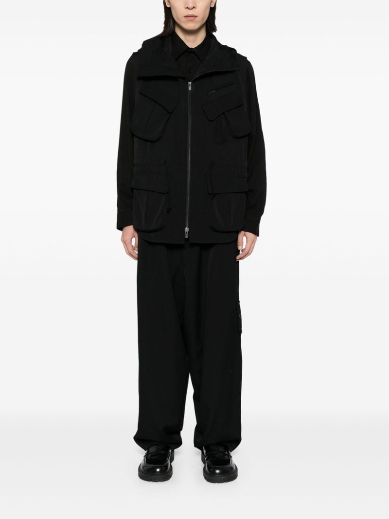 Yohji Yamamoto tuck tab trousers outlook