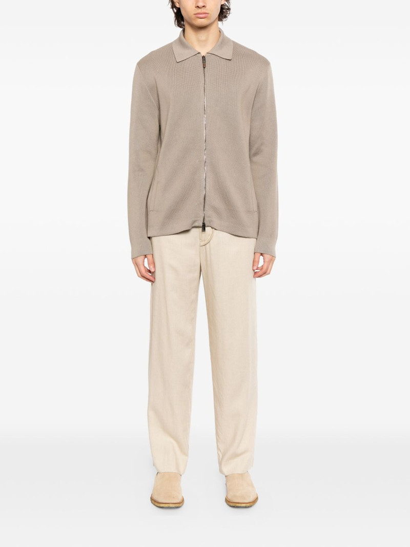 Canali collared jacket outlook