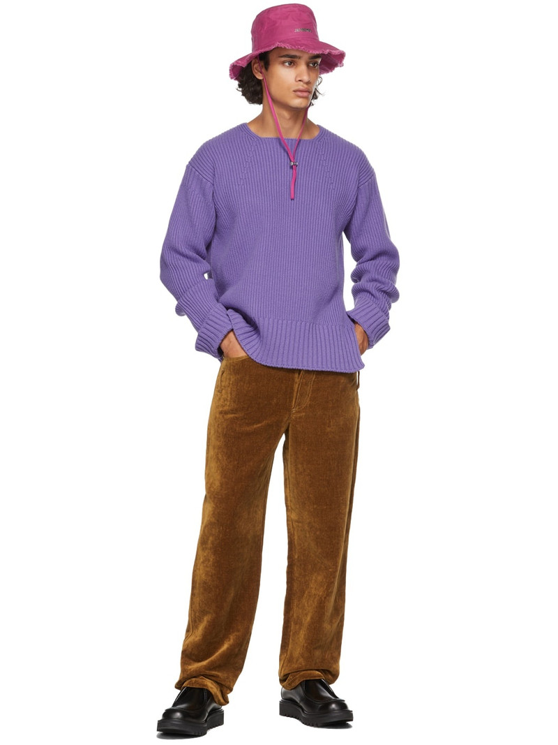 JACQUEMUS Brown La Montagne 'Le Pantalon Velours' Trousers outlook