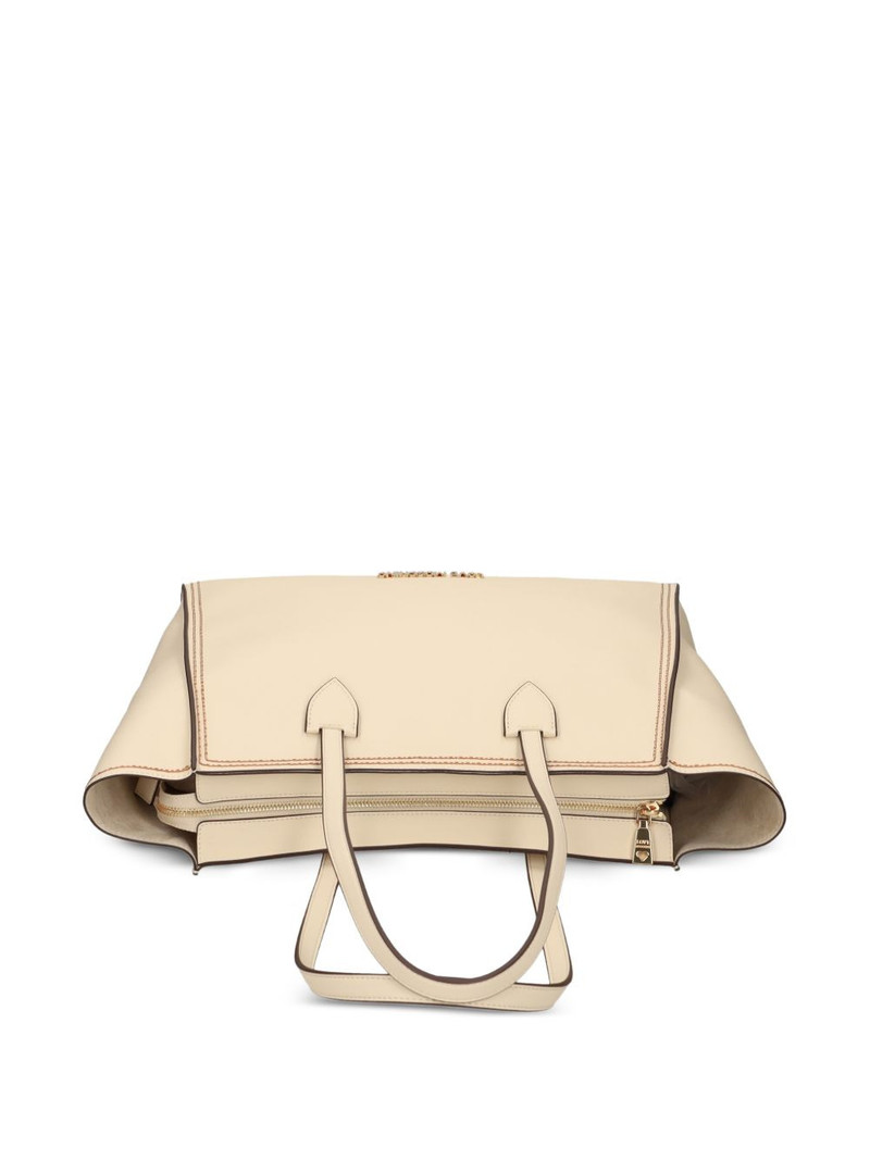 topstitch logo-plaque tote bag 4