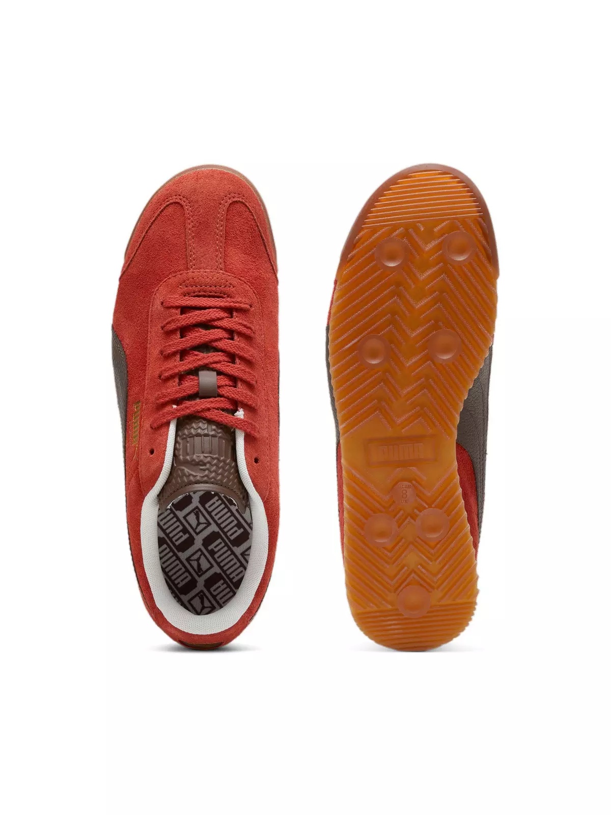 PUMA Roma Suede "Mars Red/Espresso Brown/Gum" Men's Shoe - 7