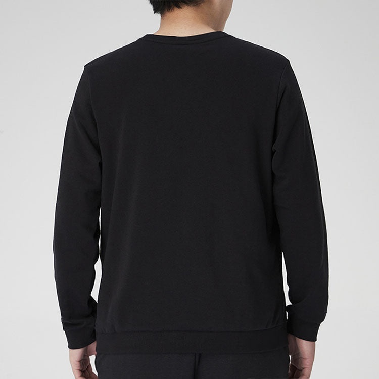 adidas Round Neck Casual Pullover Long Sleeves Black GP4873 - 3