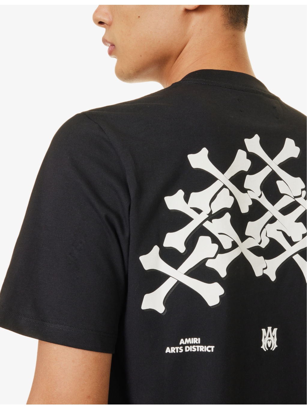 Bones Stacked short-sleeve cotton-jersey T-shirt - 5