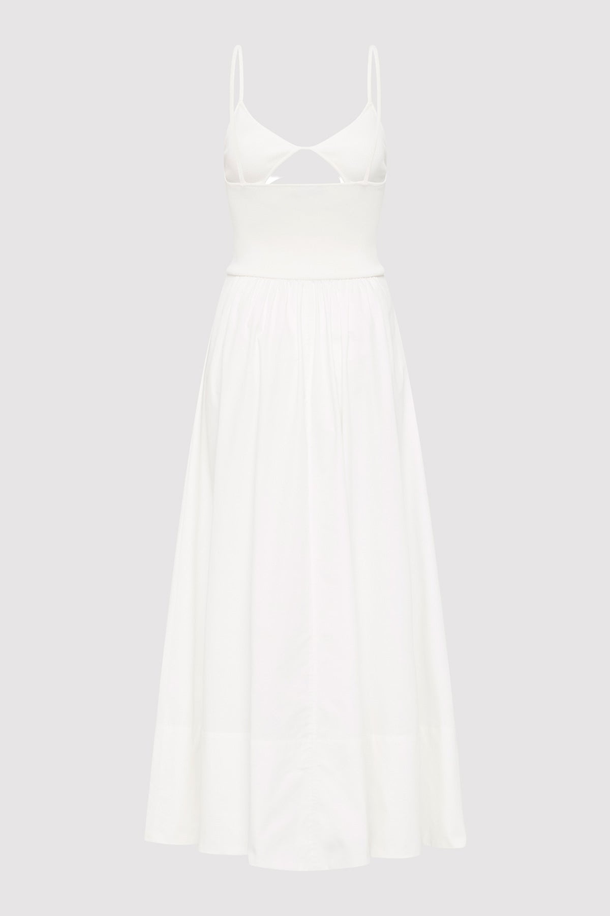Knit Cami Dress - White - 6