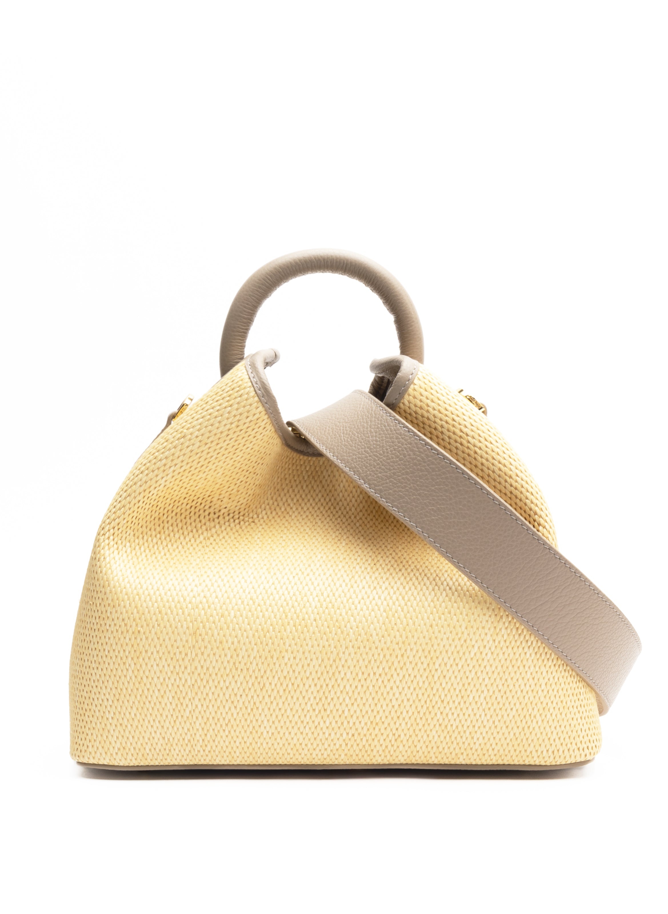 Raisin Raffia/Leather Natural/Taupe-Pre order delivery in 2 weeks - 3