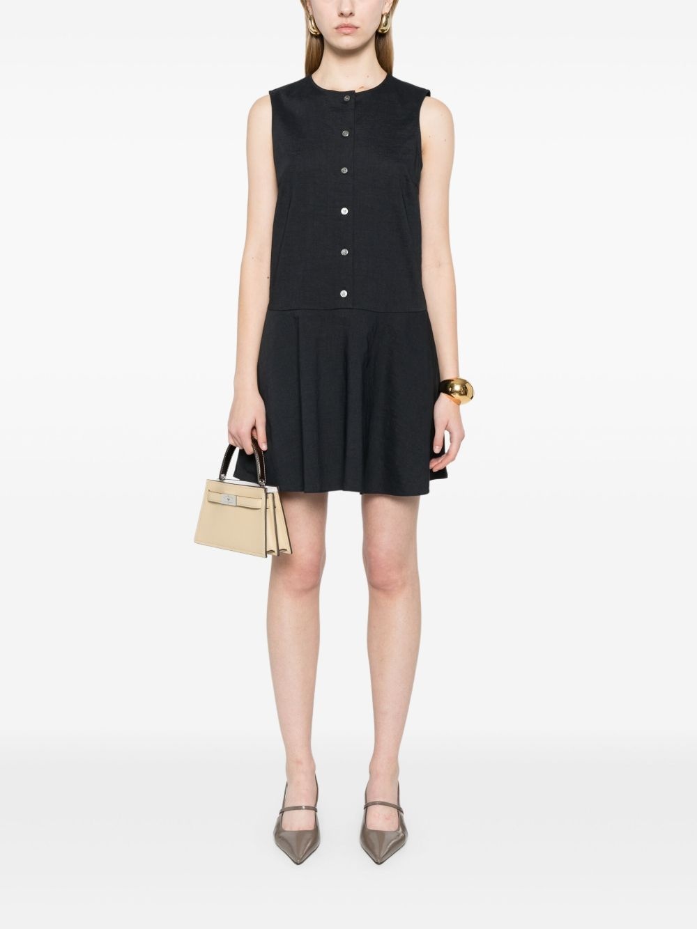 sleeveless mini dress - 2