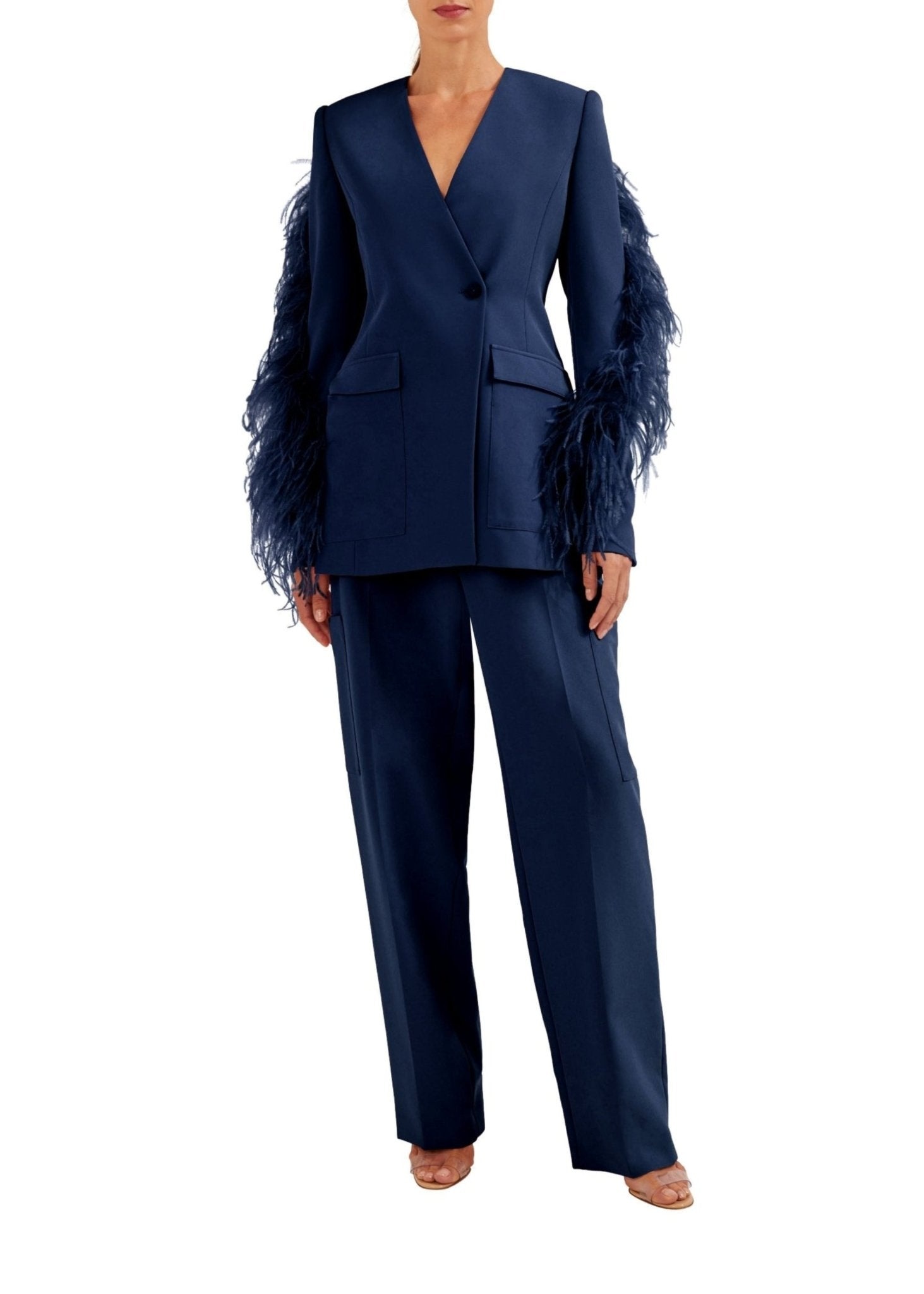 Matte Crepe Round Leg Trouser - 3