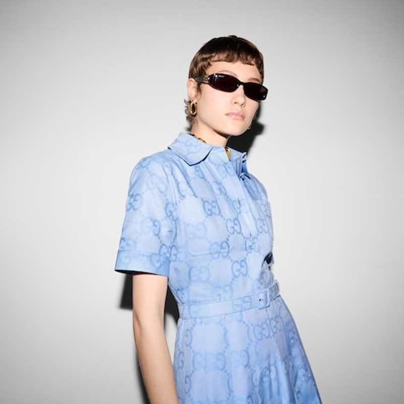 Cotton poplin midi dress 5