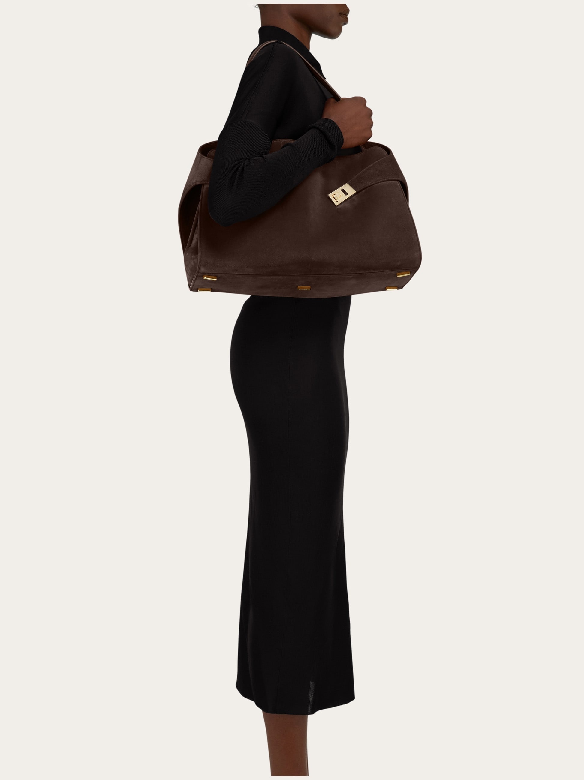 Hug soft bicolor shoulder bag (L) - 3
